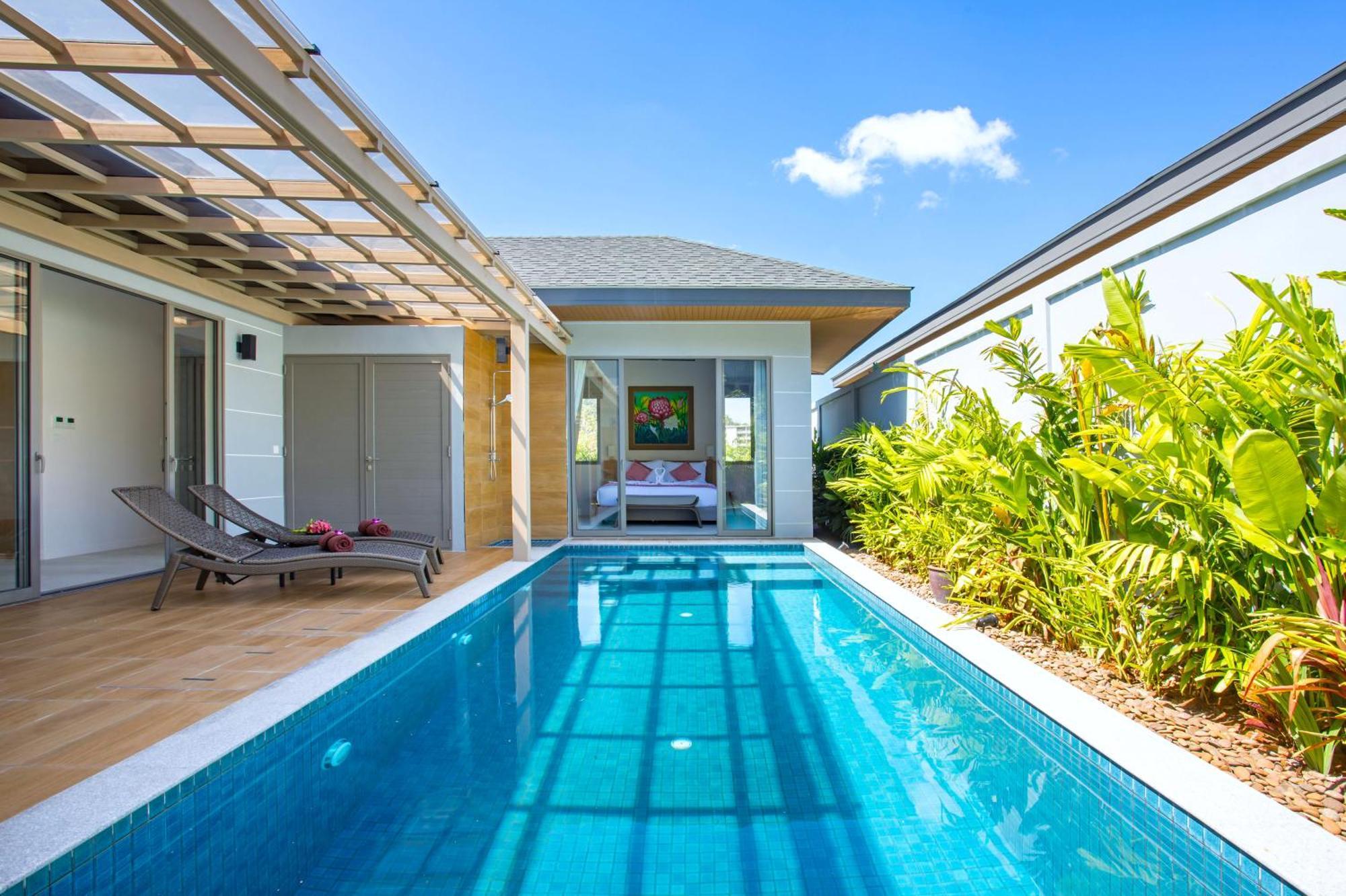 Resort Boutique 2Br Villa Dalaa 4, Private Pool, Full Service, 5 Min Drive Kamala Beach Exteriör bild
