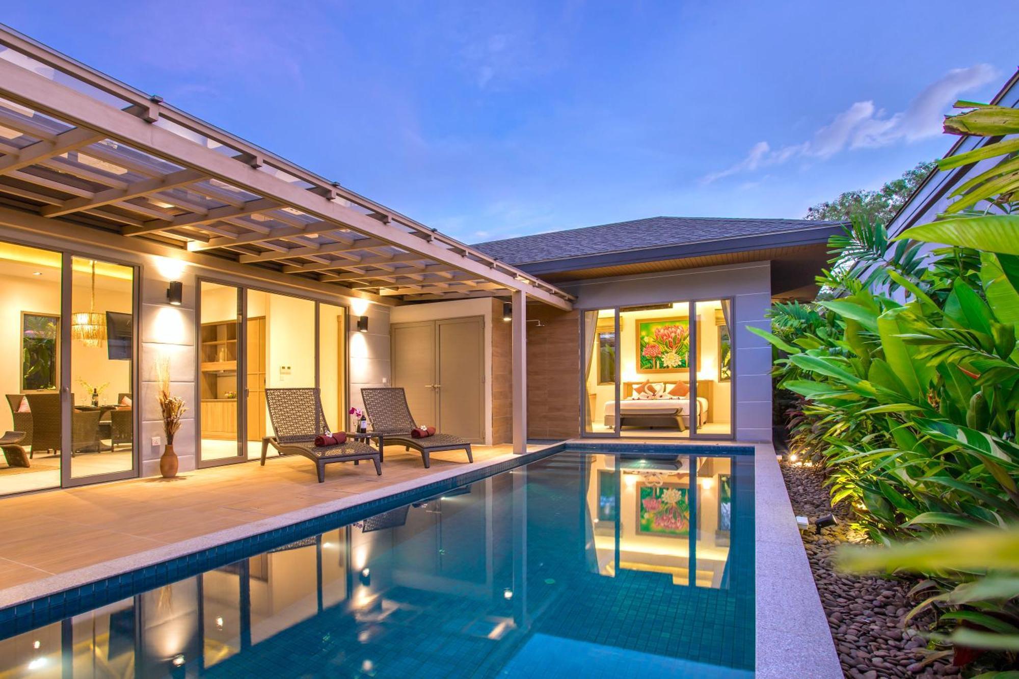 Resort Boutique 2Br Villa Dalaa 4, Private Pool, Full Service, 5 Min Drive Kamala Beach Exteriör bild